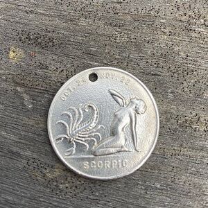 SCORPIO ♏️ coin pendant